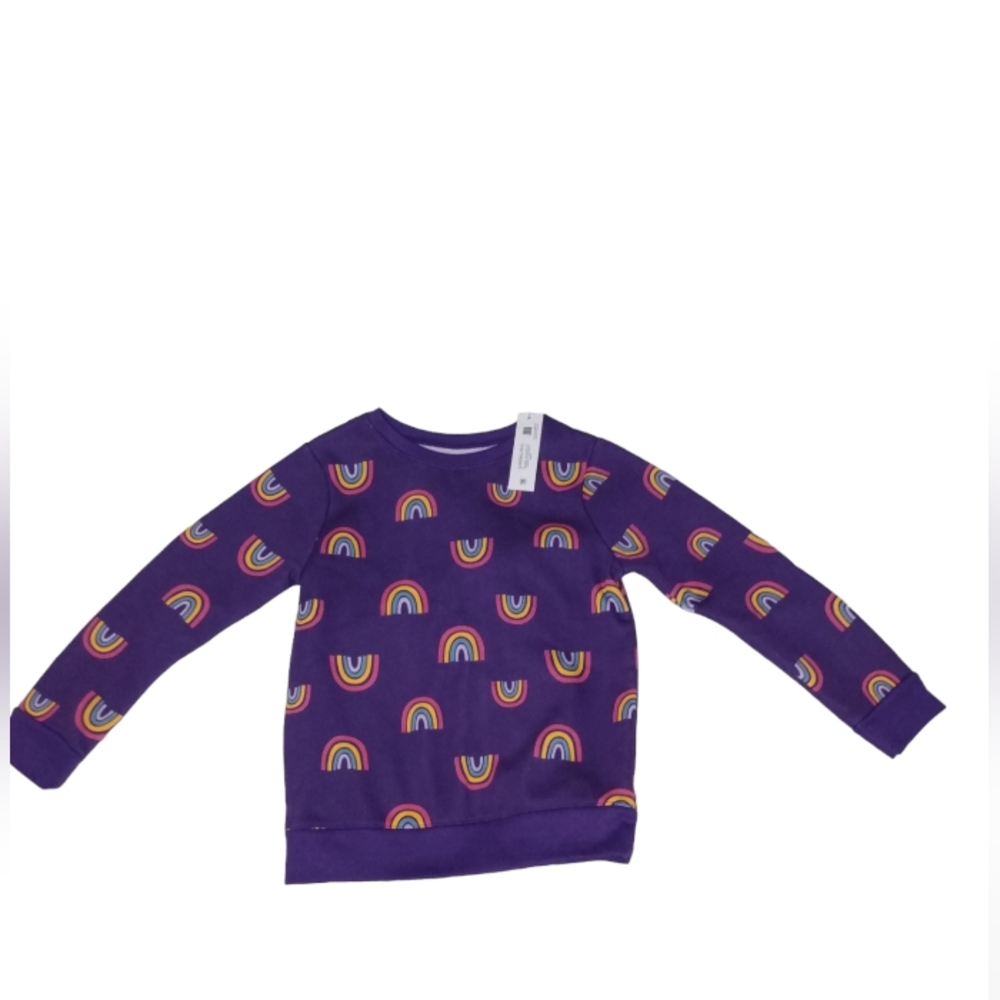 Girl's Garanimals purple Rainbow Sweatshirt